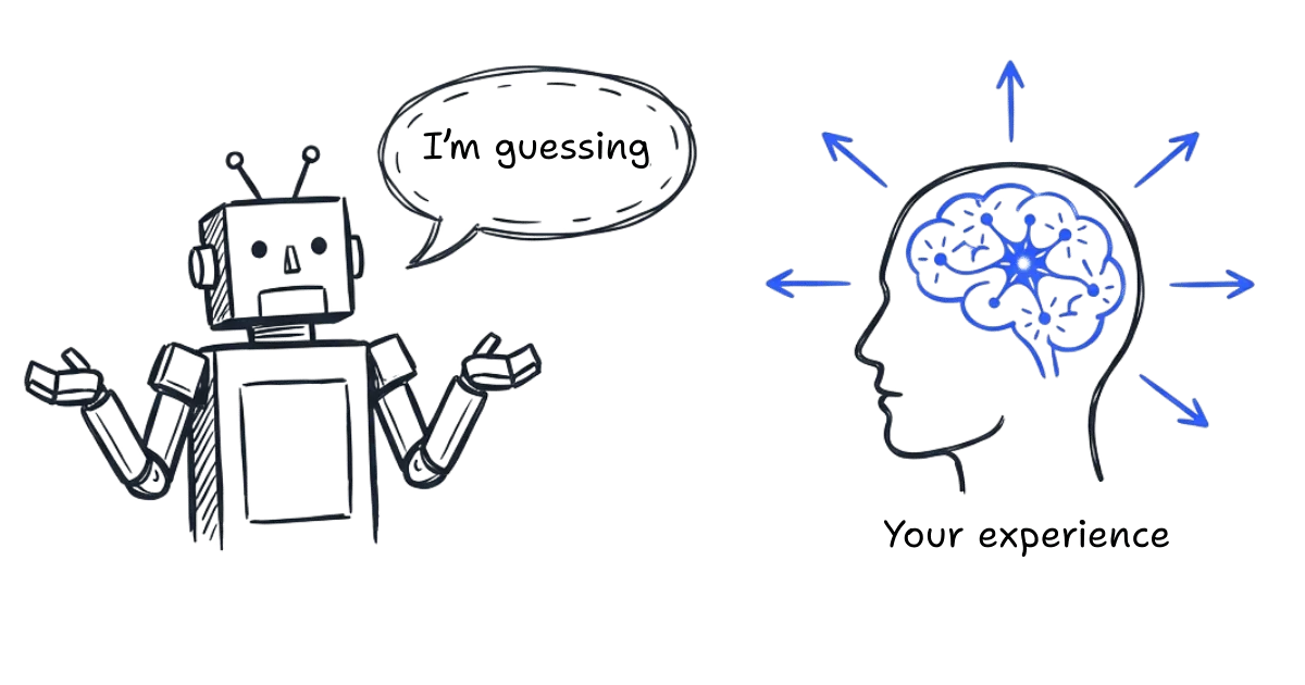 AI can guess, and it will be reasonable.