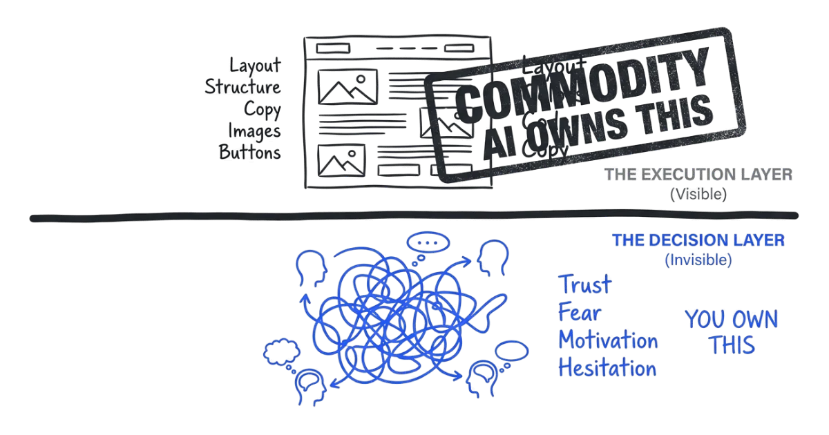 The two layers of website