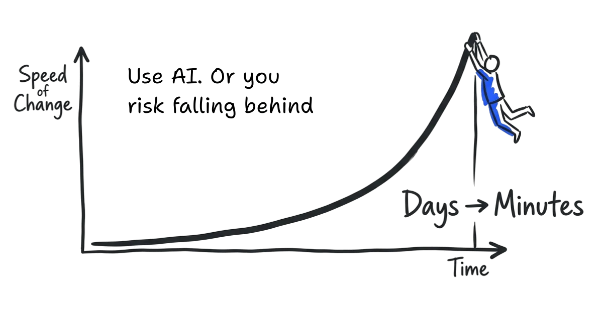 Use AI. Or you risk falling behind.
