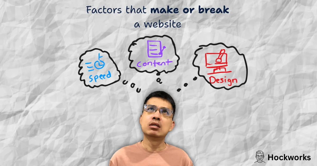 Factors that make or break a business website
